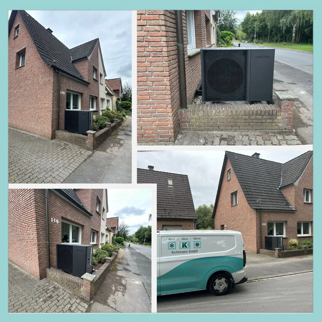 Frühere Wärmepumpenlösung im Altbau